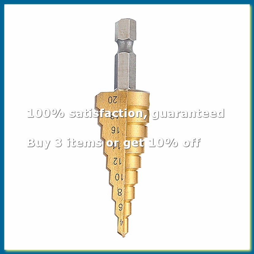 Drill Bits - Wiertło stopniowe HSS z prostym rowkiem