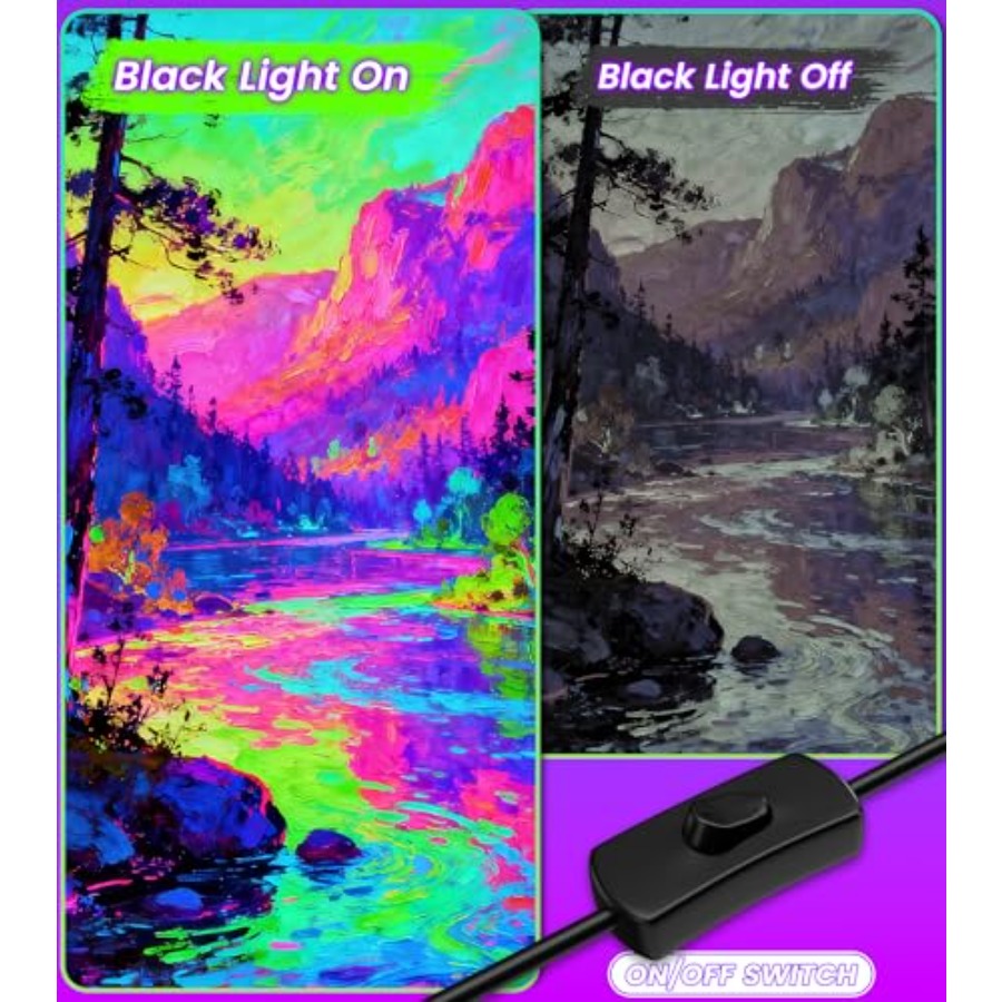 Zestaw 4 szt. LED Black Light  – Light Switch recenzja i cena