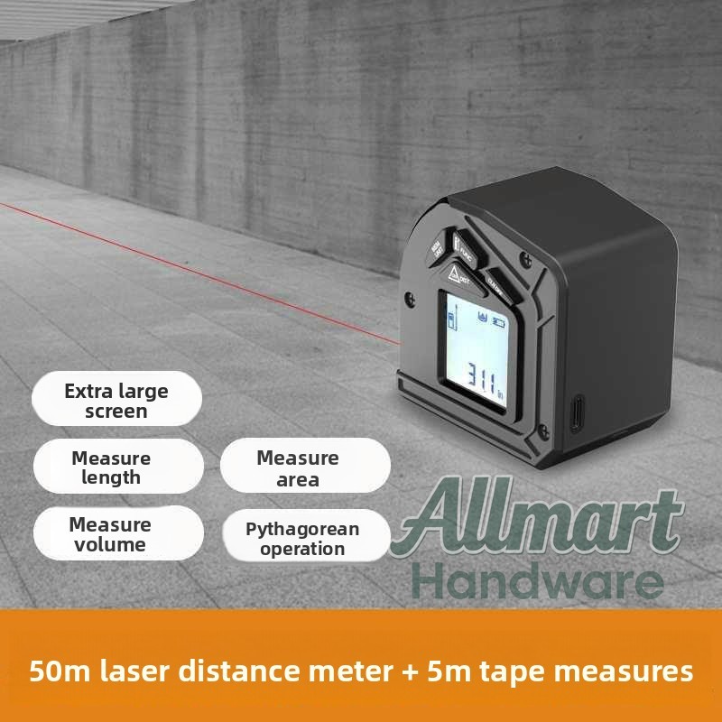 Dalmierz laserowy 50m z taśmą  – Tape Measure recenzja i cena