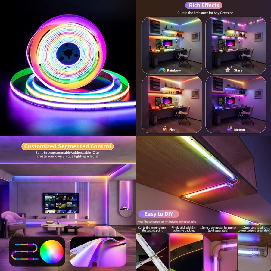 Inteligentna taśma LED RGB Sma – Led Strip Lights recenzja i cena