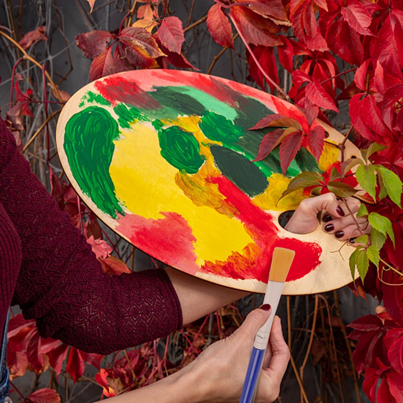 100 szt. Pędzle płaskie, małe  – Paint Brush recenzja i cena