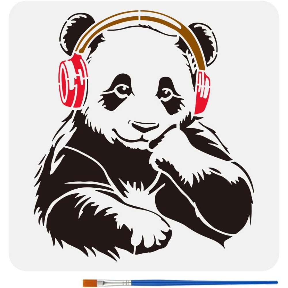 Szablon Panda z pędzelkiem 30x – Paint Brush recenzja i cena