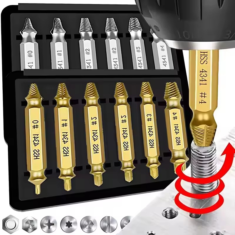Zestaw wierteł do wykręcania u – Drill Bits recenzja i cena